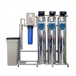  Máy lọc nước 3 cột inox 304 áp lực tự động sục rửa có màng siêu lọc UF Sakura SKUF213I