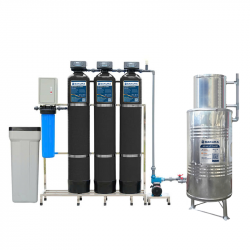  Hệ thống lọc nước giếng khoan 3 cột xử lý canxi làm mềm nước tự động hoàn nguyên Sakura SKGK313MC