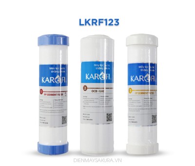  Bộ lõi lọc thô 1,2,3 Karofi  (LKRF123)