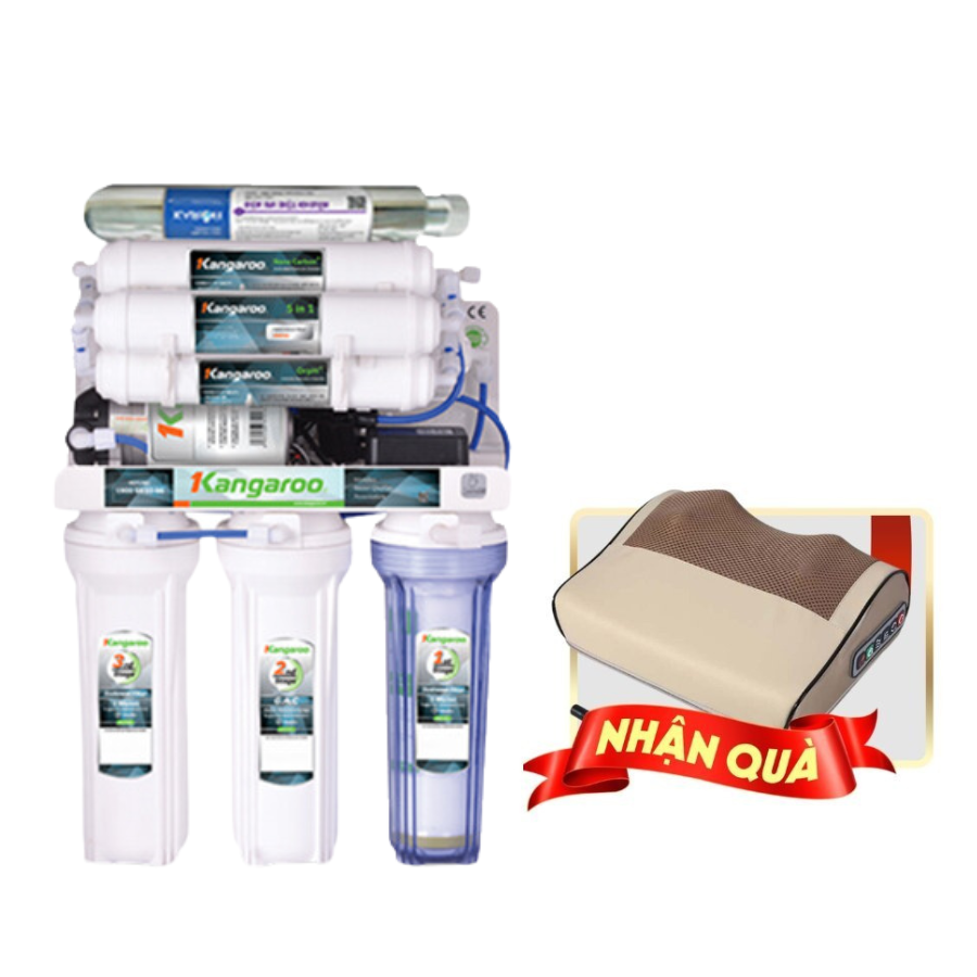 Máy lọc nước RO Kangaroo Hydrogen 10 lõi lọc KG100HG (Không tủ)