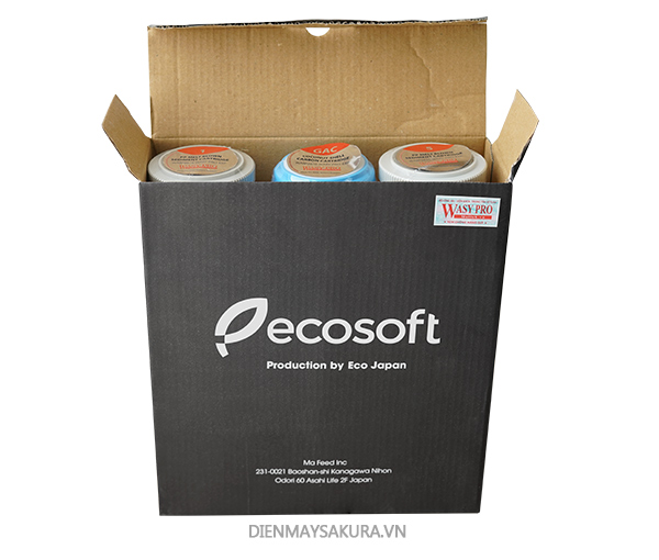 Bộ lõi tạo nước sạch 1,2,3 Ecosoft