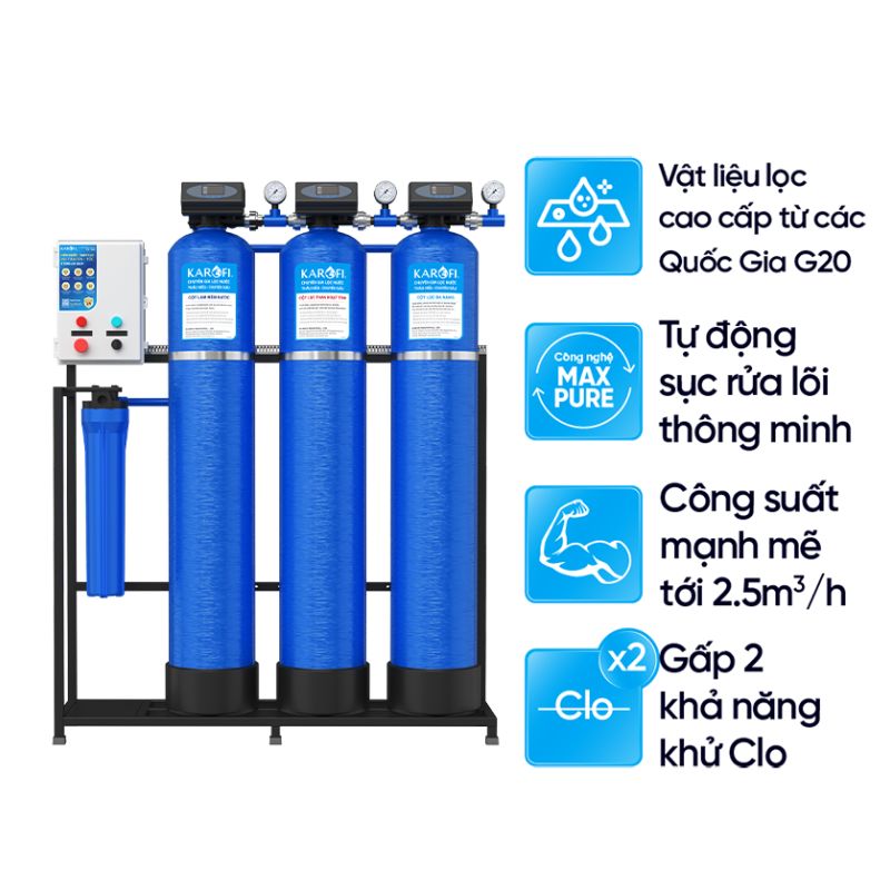 Máy lọc tổng trung tâm Karofi KTF-333CT