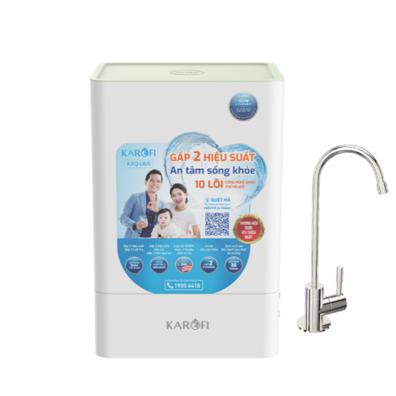 Máy lọc nước Karofi 10 cấp lọc KAQ-U65