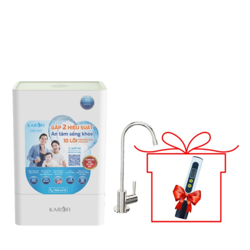 Máy lọc nước Karofi 10 cấp lọc KAQ-U65